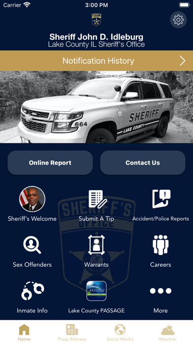Run android online APK Lake County Sheriff IL from MyAndroid or emulate Lake County Sheriff IL using MyAndroid