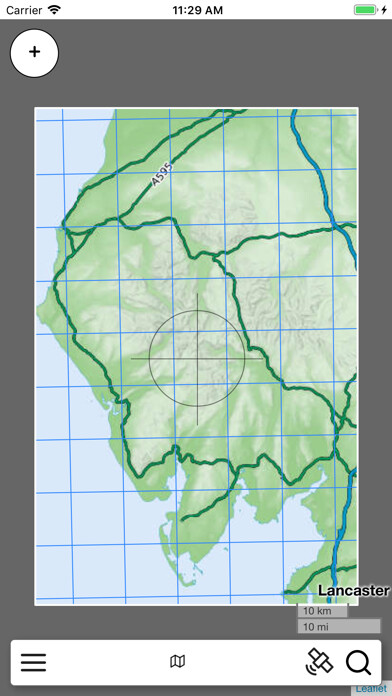 Emulate iPhone app Lake District Outdoor Offline using MyAndroid