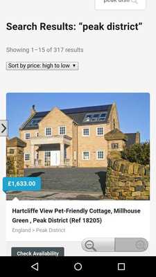 Emulate Android APK Lake District Pet Friendly