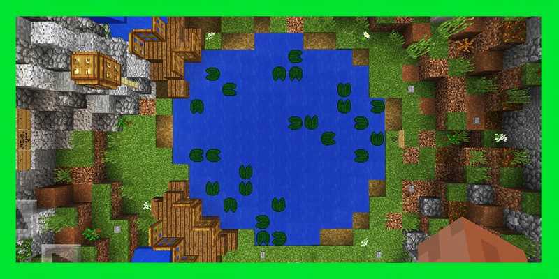 Emulate Android APK Lake Dropper Challenge Mini-game. Map for MCPE