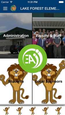 Emulate Android APK Lake Forest Elementary