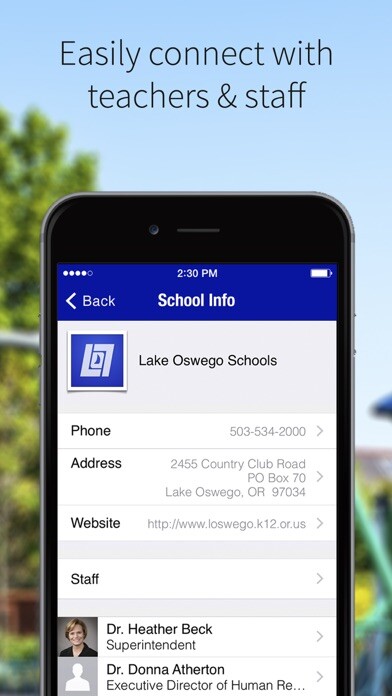 Emulate iPhone app Lake Oswego Schools using MyAndroid Emulate iPhone app Lake Oswego Schools using MyAndroid