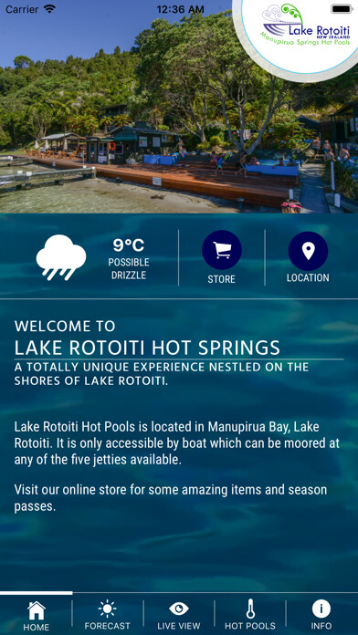 Emulate iPhone app Lake Rotoiti Hot Pools using MyAndroid Emulate iPhone app Lake Rotoiti Hot Pools using MyAndroid