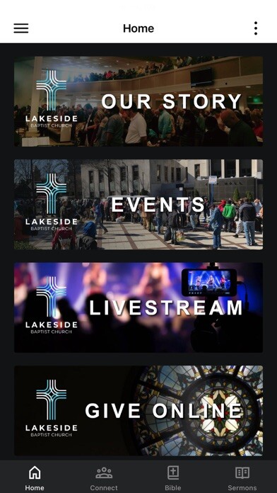 Emulate iPhone app Lakeside Baptist Birmingham using MyAndroid