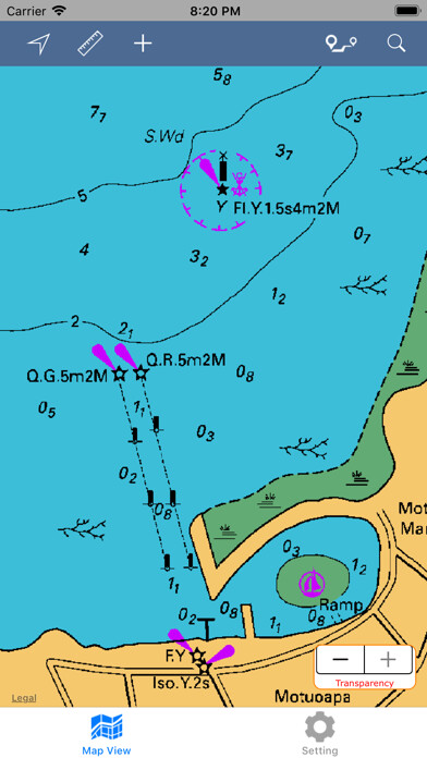 Emulate iPhone app Lake Taupo - New Zealand Water using MyAndroid
