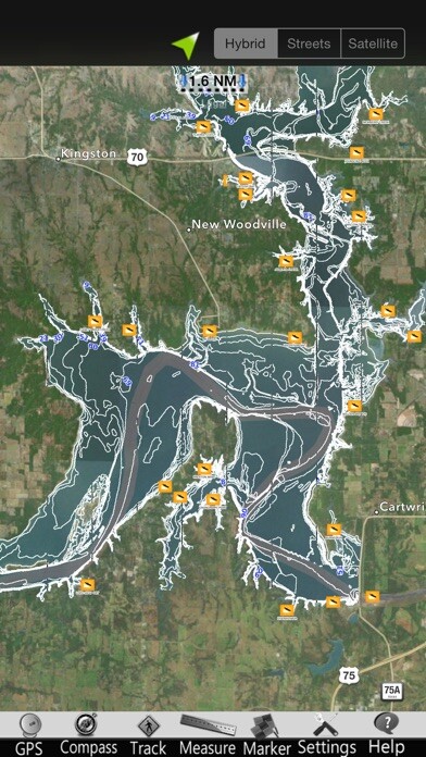 Emulate iPhone app Lake Texoma Nautical Charts using MyAndroid Emulate iPhone app Lake Texoma Nautical Charts using MyAndroid