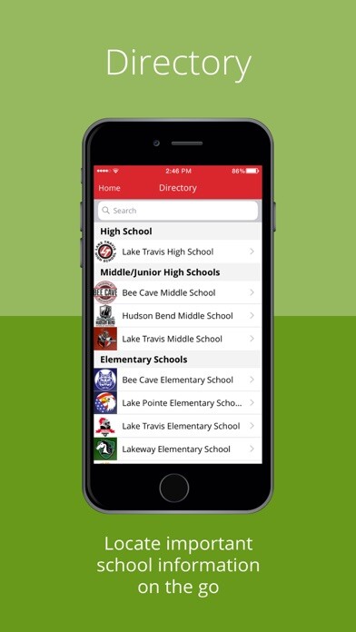 Emulate iPhone app Lake Travis ISD using MyAndroid Emulate iPhone app Lake Travis ISD using MyAndroid