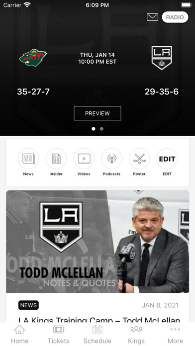 Emulate iPhone app LA Kings using MyAndroid Emulate iPhone app LA Kings using MyAndroid