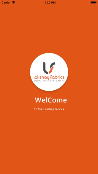 Emulate iPhone app Lakshay Fabrics using MyAndroid
