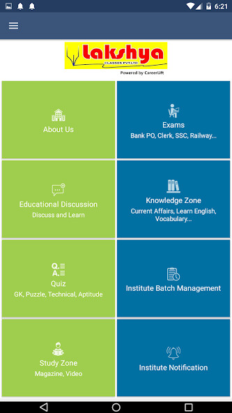 Run android online APK Lakshya Classes Pvt Ltd from MyAndroid or emulate Lakshya Classes Pvt Ltd using MyAndroid