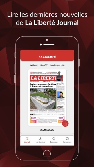 Emulate iPhone app La Liberté journal using MyAndroid Emulate iPhone app La Liberté journal using MyAndroid