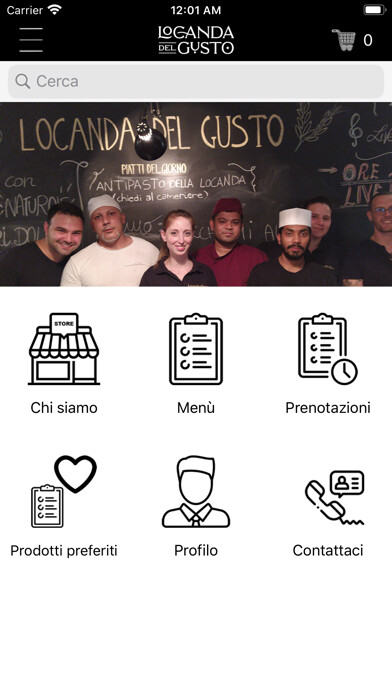 Emulate iPhone app La Locanda del Gusto using MyAndroid Emulate iPhone app La Locanda del Gusto using MyAndroid