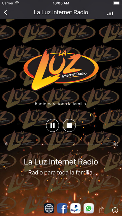 Emulate iPhone app La luz Internet Radio using MyAndroid Emulate iPhone app La luz Internet Radio using MyAndroid