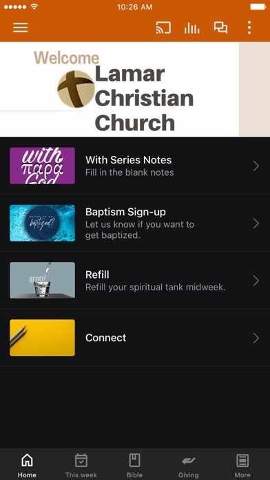 Run android online APK Lamar Christian Church from MyAndroid or emulate Lamar Christian Church using MyAndroid