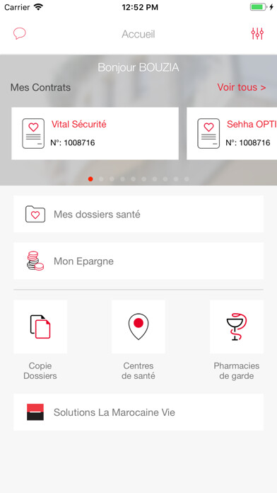 Emulate iPhone app La Marocaine Vie using MyAndroid