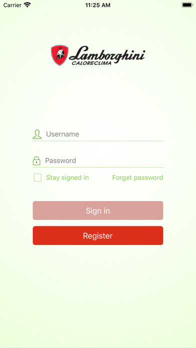 Emulate iPhone app LamborghiniCaloreclima CONNECT using MyAndroid