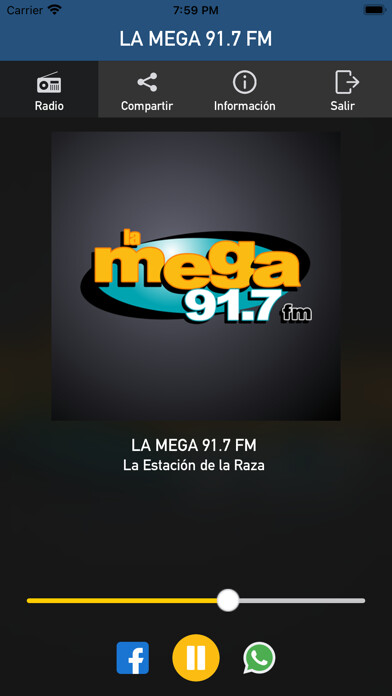 Run android online APK La Mega 91.7 FM from MyAndroid or emulate La Mega 91.7 FM using MyAndroid
