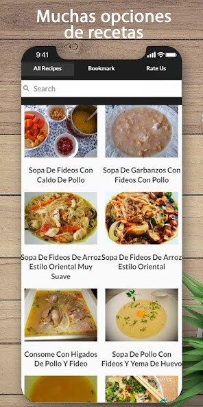 Run android online APK La mejor receta de sopa de pollo con fideos from MyAndroid or emulate La mejor receta de sopa de pollo con fideos using MyAndroid