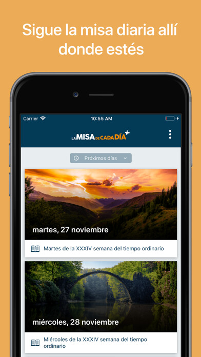 Emulate iPhone app La Misa de Cada Día using MyAndroid Emulate iPhone app La Misa de Cada Día using MyAndroid