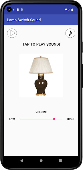 Run android online APK Lamp Switch Sound from MyAndroid or emulate Lamp Switch Sound using MyAndroid