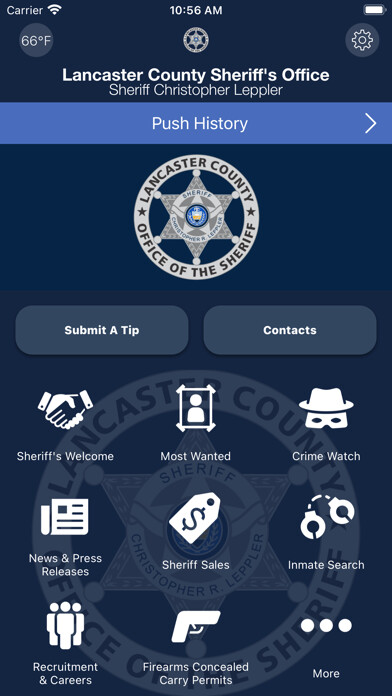 Emulate iPhone app Lancaster County (PA) Sheriff using MyAndroid Emulate iPhone app Lancaster County (PA) Sheriff using MyAndroid