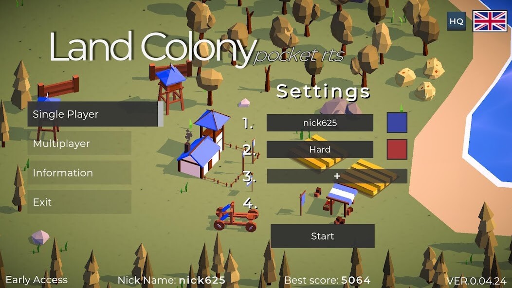 Run android online APK Land Colony: pocket RTS from MyAndroid or emulate Land Colony: pocket RTS using MyAndroid
