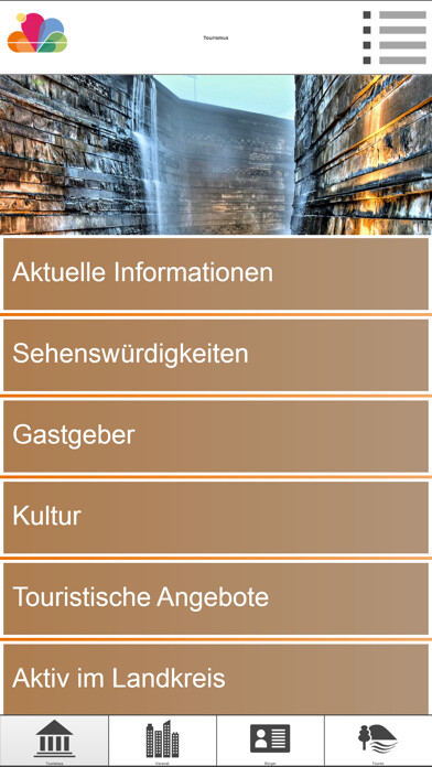 Emulate iPhone app Landkreis Neunkirchen Plus using MyAndroid
