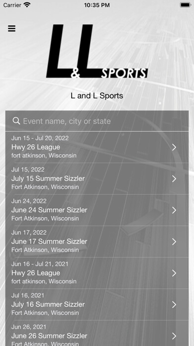 Emulate iPhone app L and L Sports using MyAndroid