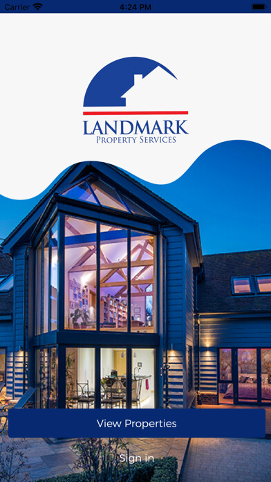 Emulate iPhone app Landmark Property Services using MyAndroid