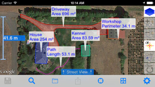Emulate iPhone app Land Measure Pro using MyAndroid