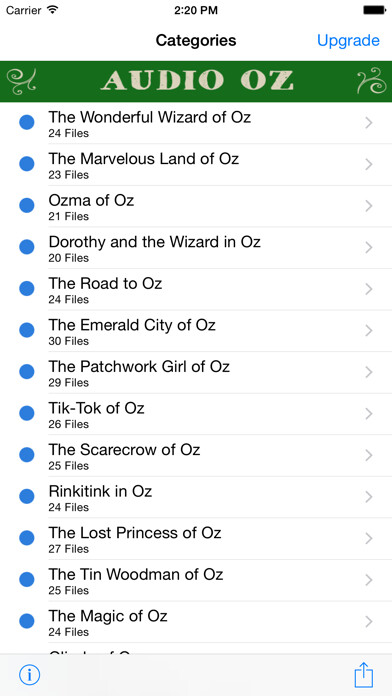 Emulate iPhone app Land of Oz Audio Collection using MyAndroid Emulate iPhone app Land of Oz Audio Collection using MyAndroid