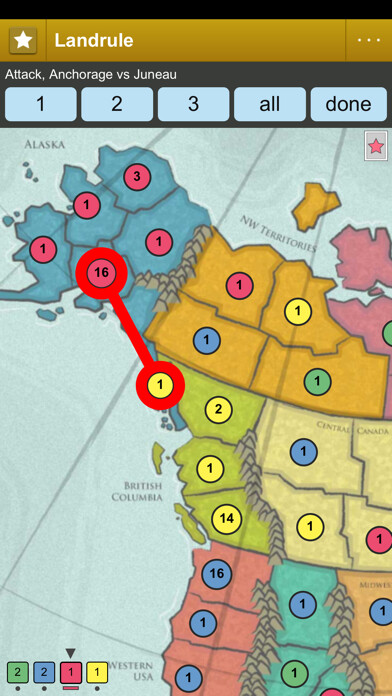 Emulate iPhone app Landrule Strategy of War using MyAndroid