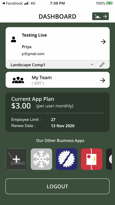 Emulate iPhone app Landscape Maintenance Pro App using MyAndroid