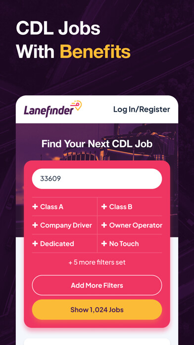 Emulate iPhone app Lanefinder: CDL Trucking Jobs using MyAndroid Emulate iPhone app Lanefinder: CDL Trucking Jobs using MyAndroid