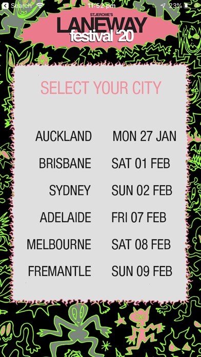 Emulate iPhone app Laneway Festival using MyAndroid Emulate iPhone app Laneway Festival using MyAndroid