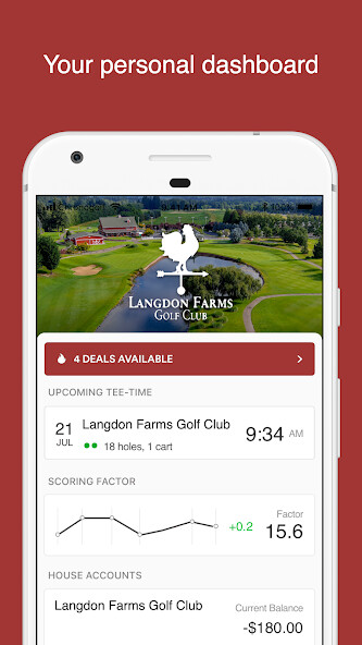 Run android online APK Langdon Farms Golf Club from MyAndroid or emulate Langdon Farms Golf Club using MyAndroid