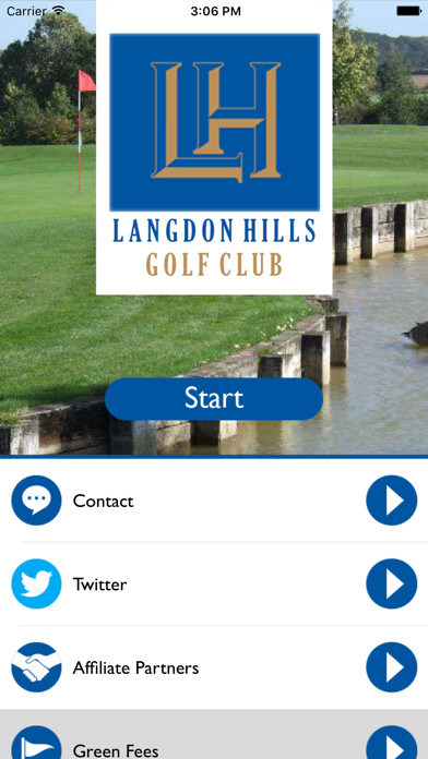 Emulate iPhone app Langdon Hills Golf Club using MyAndroid