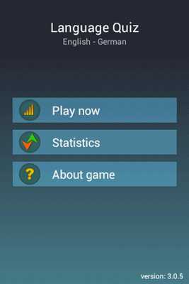 Emulate Android APK Lang Quiz: English-German Emulate Android APK Lang Quiz: English-German