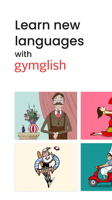 Emulate iPhone app Language lessons - Gymglish using MyAndroid Emulate iPhone app Language lessons - Gymglish using MyAndroid