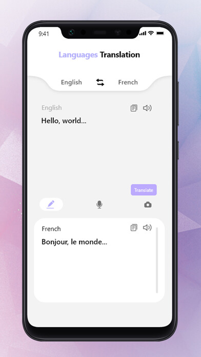 Emulate iPhone app Languages Translation using MyAndroid