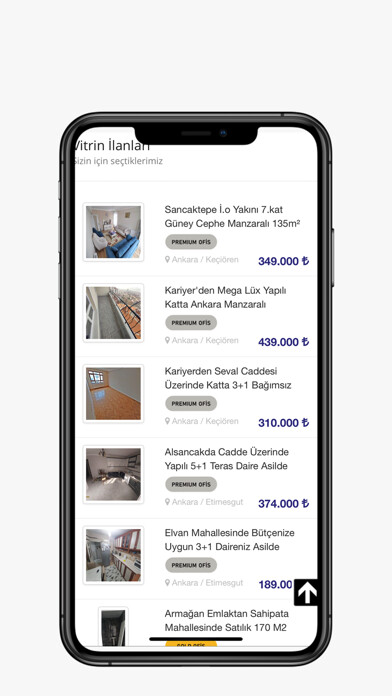 Emulate iPhone app İlan Havuzu using MyAndroid