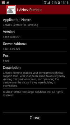 Emulate Android APK LANrev Remote for Samsung Emulate Android APK LANrev Remote for Samsung