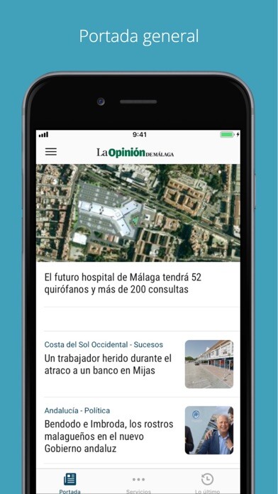 Emulate iPhone app La Opinión de Málaga using MyAndroid Emulate iPhone app La Opinión de Málaga using MyAndroid