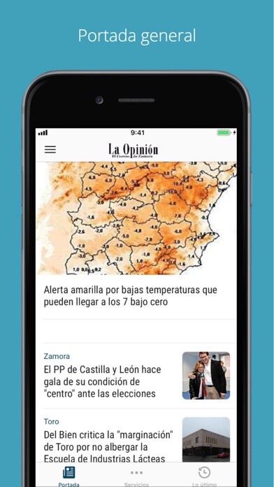 Emulate iPhone app La Opinión de Zamora using MyAndroid Emulate iPhone app La Opinión de Zamora using MyAndroid