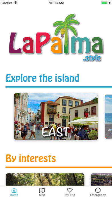 Emulate iPhone app La Palma Style using MyAndroid Emulate iPhone app La Palma Style using MyAndroid