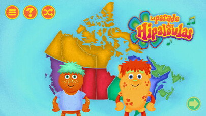Emulate iPhone app La parade des Hipaloulas using MyAndroid