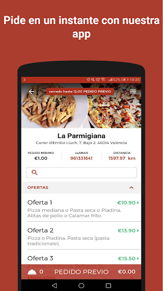 Run android online APK La Parmigiana from MyAndroid or emulate La Parmigiana using MyAndroid