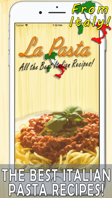 Emulate iPhone app La Pasta – Italian Recipes! using MyAndroid Emulate iPhone app La Pasta – Italian Recipes! using MyAndroid