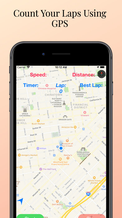 Emulate iPhone app Lap Counter using MyAndroid Emulate iPhone app Lap Counter using MyAndroid