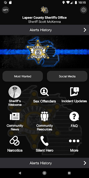 Run android online APK Lapeer County Sheriff MI from MyAndroid or emulate Lapeer County Sheriff MI using MyAndroid